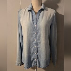 Cloth & Stone Sky Blue Casual Shirt